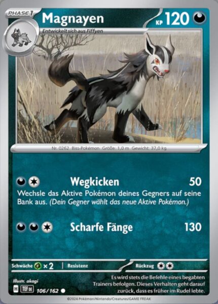 Magnayen_106-162_TEF-DE_Gewalten-der-Zeit_Temporal-Forces_Pokémon-Karte_Deutsch_TCG