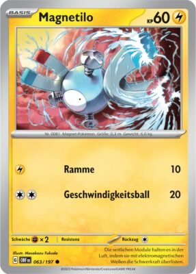 Magnetilo_063-197_OBF_Obsidianflammen_Obsidian-Flames_Pokémon-Karte_Deutsch