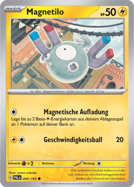 Magnetilo_065-193_Entwicklungen-in-Paldea_Pokémon-Karte