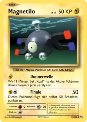 Magnetilo_37-108_XY-Evolution-Evolutions_Pokémon-Karte_Deutsch