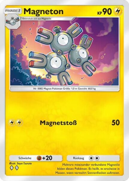 Magneton-053-155-B3-Pulsierende-Aura-Pokémon-TCG-Sammelkartenspiel-Pocket-Karte-Deutsch