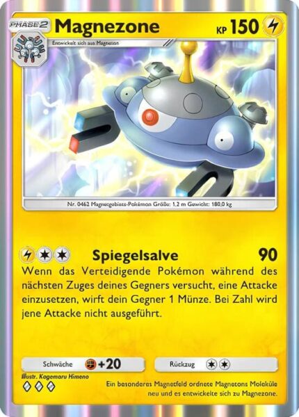 Magnezone-026-069-B1a-Feuerrote-Flammen-Pokémon-Karte-Deutsch