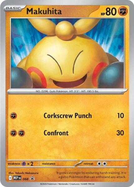 Makuhita-MEP-068-Black-Star-Promo-Pokémon-Karte-Englisch-neu