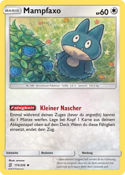 Mampfaxo-173-236-Bund-der-Gleichgesinnten-Pokémon-Karte-Deutsch-TCG-Sammelkartenspiel