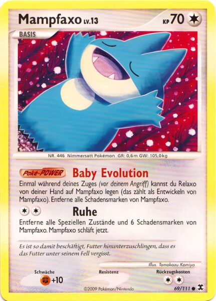 Mampfaxo-69-111-Aufstieg-der-Rivalen-Pokémon-Karte-Deutsch-TCG-Sammelkartenspiel