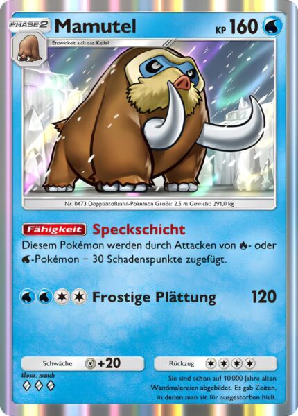 Mamutel-033-207-Kollision-von-Raum-und-Zeit-Pokémon-TCG-Sammelkartenspiel-Pocket-Karte