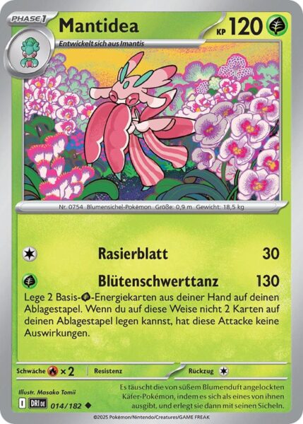 Mantidea-014-182-Ewige-Rivalen-Pokémon-Karte-Karmesin-Purpur-Deutsch