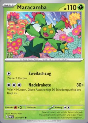 Maracamba_003-091_PAF-DE_Paldeas-Schicksale_Paldean-Fates_Pokémon-Karte_Deutsch