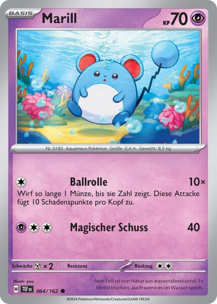 Marill-064-162-Gewalten-der-Zeit-Pokémon-Karte-TCG-Sammelkartenspiel