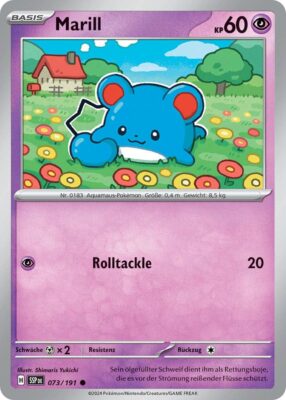 Marill-073-191-SSP-DE-Karmesin-Purpur-Stürmische-Funken-Pokémon-Karte-Deutsch-TCG