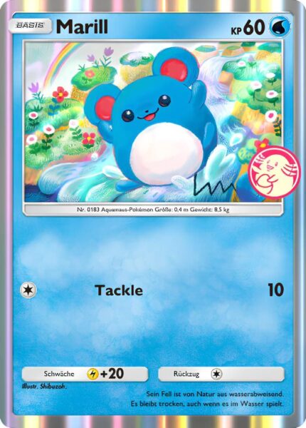 Marill-099-P-A-Promo-Karte-Pokémon-TCG-Sammelkartenspiel-Pocket-Deutsch