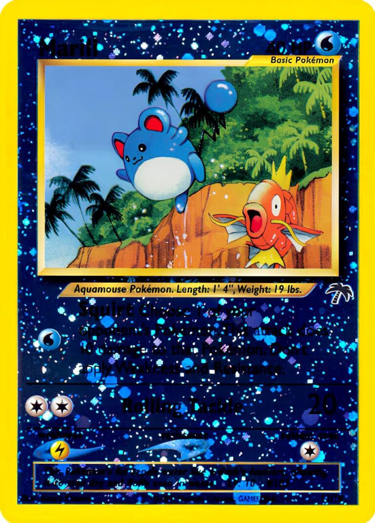 Marill-11-18-Southern-Islands-Pokémon-Karte-2001-Englisch