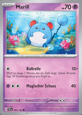 Marill_064-162_TEF-DE_Gewalten-der-Zeit_Temporal-Forces_Pokémon-Karte_Deutsch_TCG