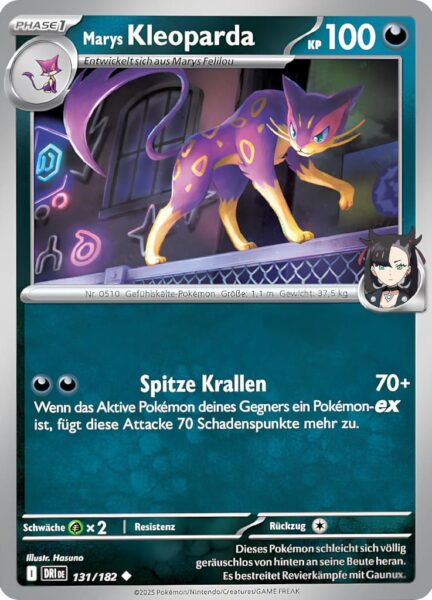 Marys-Kleoparda-131-182-Ewige-Rivalen-Pokémon-Karte-Karmesin-Purpur-Deutsch