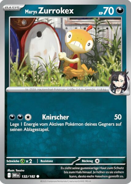 Marys-Zurrokex-132-182-Ewige-Rivalen-Pokémon-Karte-Karmesin-Purpur-Deutsch