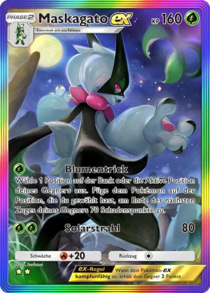 Maskagato-ex-110-093-B2a-Wundervolles-Paldea-Pokémon-TCG-Sammelkartenspiel-Pocket-Karte-Deutch