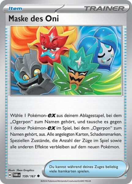 Maske-des-Oni_159-167_TWM-DE_Maskerade-im-Zwielicht_Pokémon-Karte_Deutsch