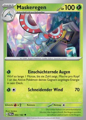 Maskeregen_PAR-DE-002-182_Paradox-Rift-Paradoxrift_Pokémon-Karte_Deutsch