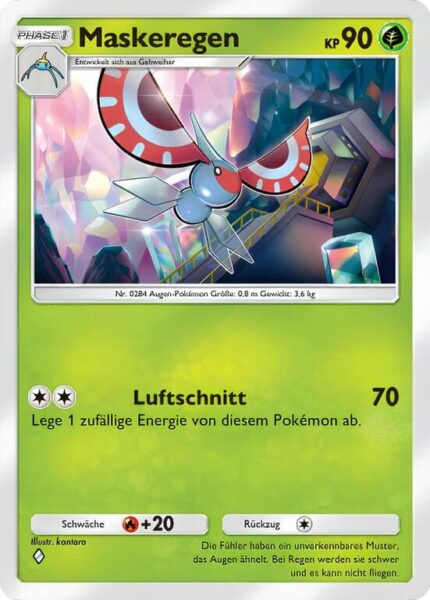Maskeregen–002-074-B3a-Paradoxansturm-Pokémon-TCG-Sammelkartenspiel-Pocket-Karte-Deutsch