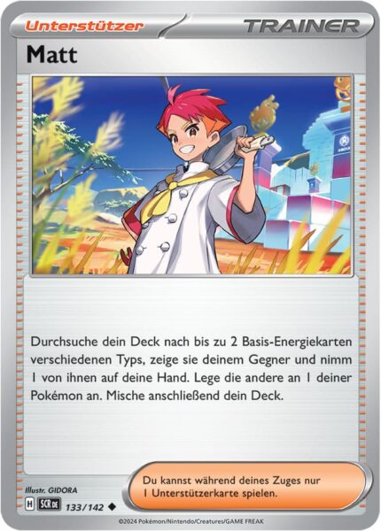 Matt-133-142-Karmesin-Purpur-Stellarkrone-Pokémon-Karte-Deutsch - TCG-Sammelkartenspiel-2024