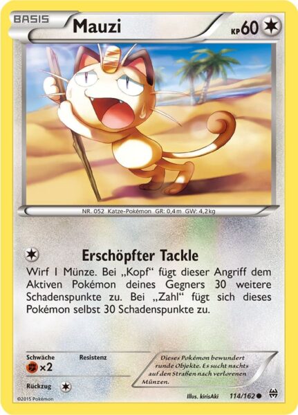 Mauzi-114-162-XY-TURBOstart-Pokémon-Karte-Deutsch
