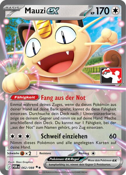 Mauzi-ex-062-088-Preispack-Serie-9-Pokémon-Karte-Deutsch