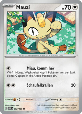 Mauzi_052-165-Pokémon-Karmesin-Purpur-151-MEW-DE-Pokémon-Karte-Karten-Deutsch