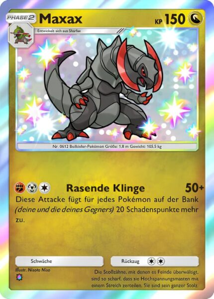 Maxax-110-069-B2b-Mega-Schillern-Pokémon-TCG-Sammelkartenspiel-Pocket-Karte-Deutsch