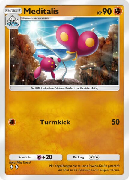 Meditalis-029-069-A3a-Dimensionale-Krise-Pokémon-TCG-Sammelkartenspiel-Pocket-Karte