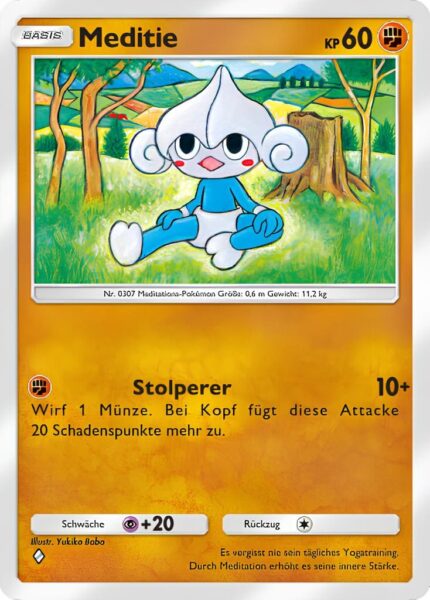 Meditie-028-069-A3a-Dimensionale-Krise-Pokémon-TCG-Sammelkartenspiel-Pocket-Karte