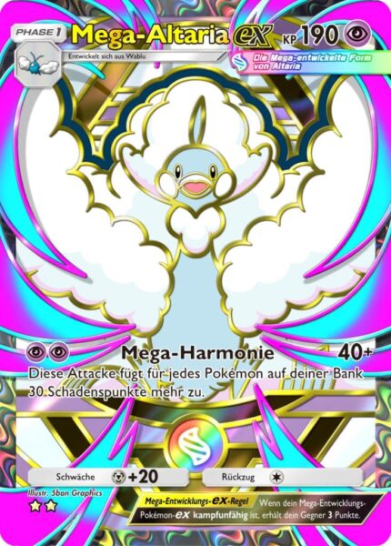 Mega-Altaria-ex-B4b-Deluxepack-Mega-Pokémon-TCG-Pocket-Karte-Deutsch
