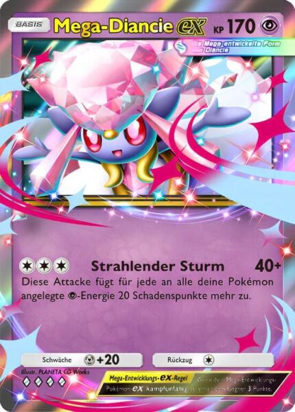 Mega-Diancie-ex-032-069-B3b-Wunder-des-Alltags-Pokémon-TCG-Sammelkartenspiel-Pocket-Karte-Deutsch