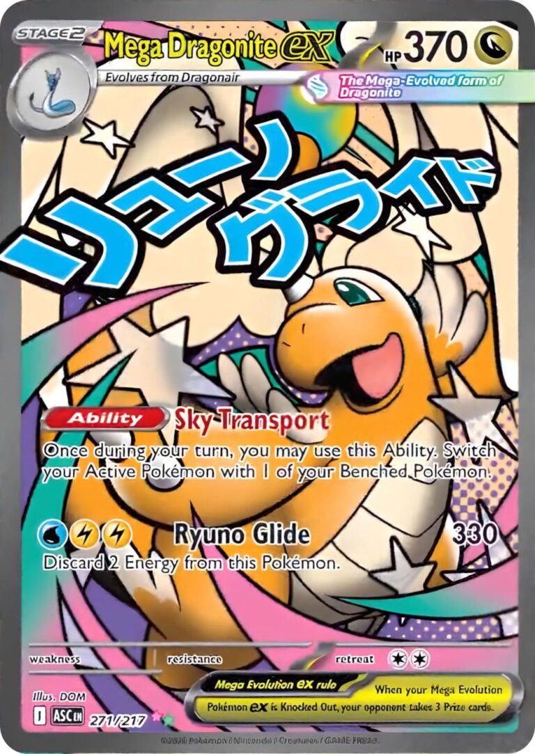 Mega-Dragonite-Dragoran-ex-271-217-ASC-Attack-Rare-Ascended-Heroes-Pokemon-Karte-Englisch-2026