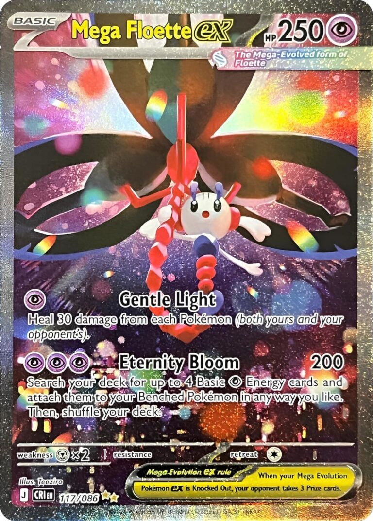 Mega-Floette-ex-117-086-Wachsendes-Chaos-Rising-Special-Illustration-Rare-Pokémon-Karte-Englisch
