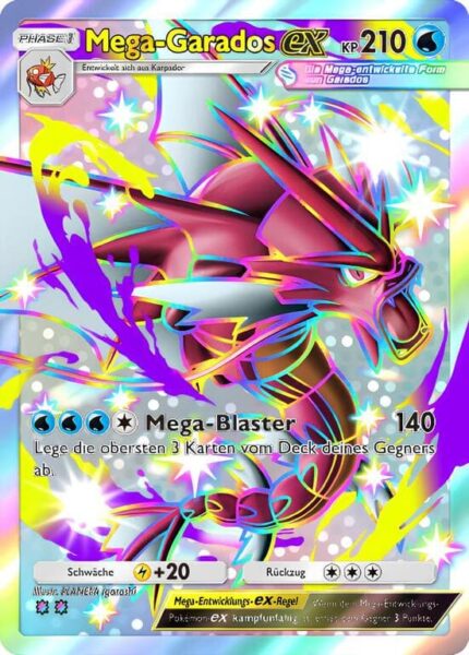 Mega-Garados-ex-100-069-B3b-Wunder-des-Alltags-Pokémon-TCG-Sammelkartenspiel-Pocket-Karte-Deutsch