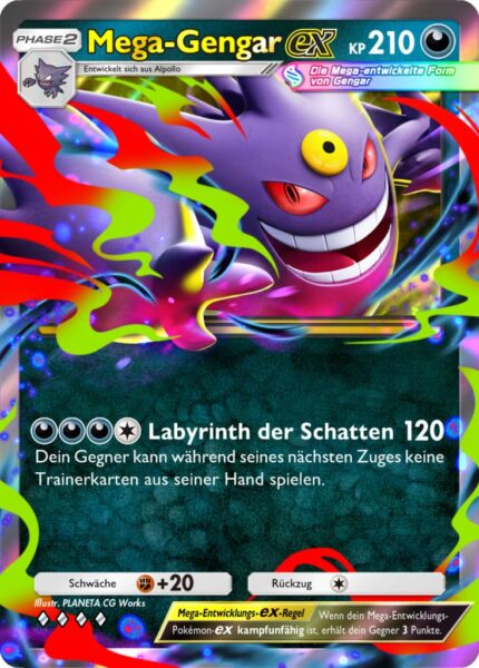 Mega-Gengar-ex-B2b-Mega-Schillern-Pokémon-TCG-Pocket-Karte