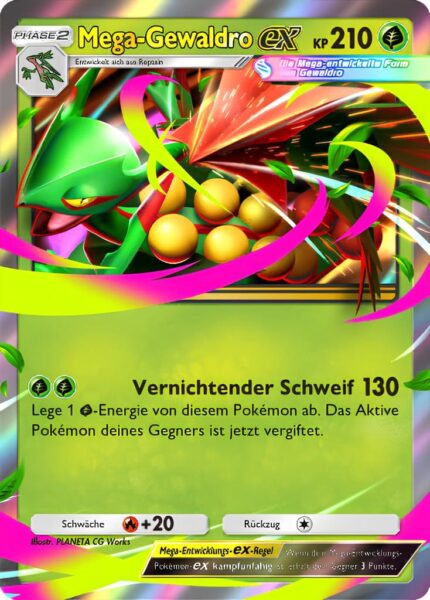 Mega-Gewaldro-ex-087-P-B-Promo-Karte-Pokémon-TCG-Sammelkartenspiel-Pocket-Deutsch