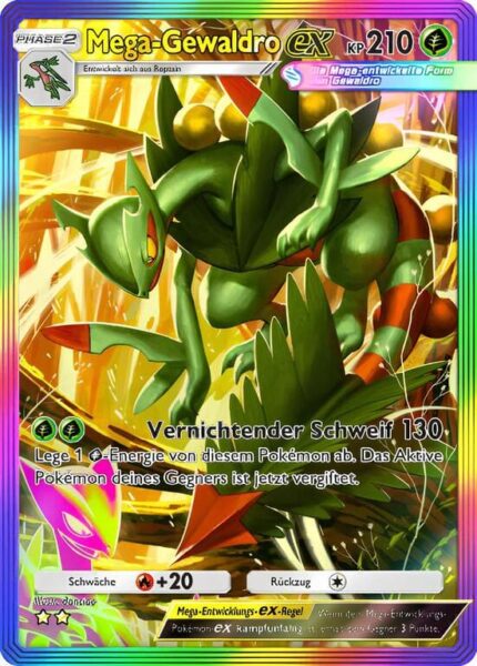Mega-Gewaldro-ex-194-155-B3-Pulsierende-Aura-Pokémon-TCG-Sammelkartenspiel-Pocket-Karte-Deutsch