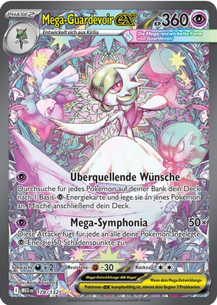 Mega-Guardevoir-ex-178-132-Mega-Entwicklung-Special-Illustration-Rare-Pokémon-Karte-Deutsch