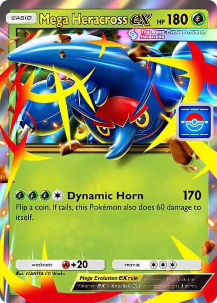 Mega-Heracross-Skaraborn-ex-056-P-B-Promo-Karte-Pokémon-TCG-Sammelkartenspiel-Pocket-Englisch