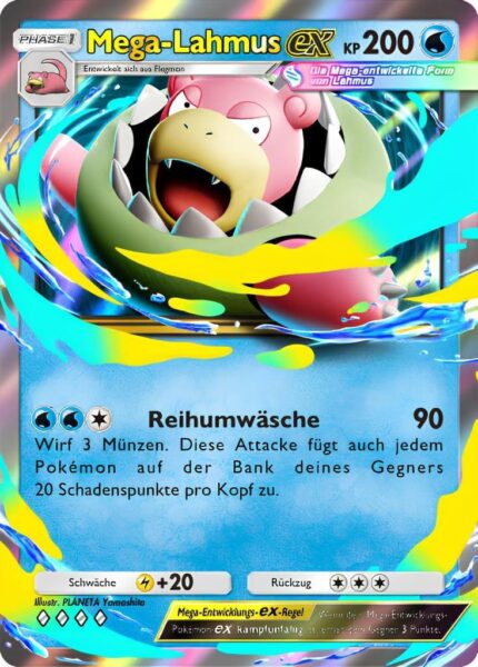Mega-Lahmus-ex-016-069-B2b-Mega-Schillern-Pokémon-TCG-Sammelkartenspiel-Pocket-Karte-Deutsch