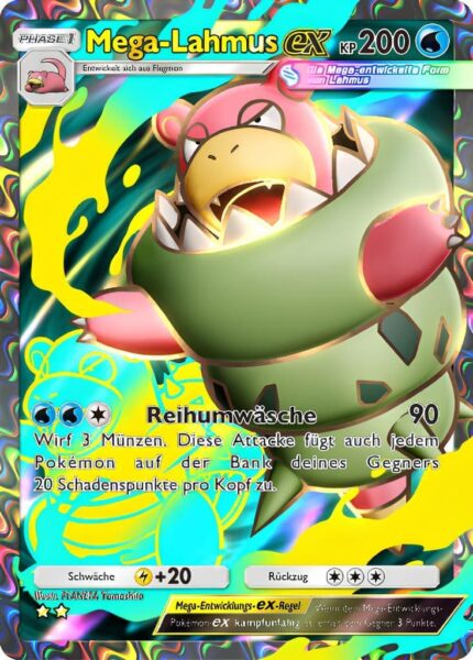 Mega-Lahmus-ex-077-069-B2b-Mega-Schillern-Pokémon-TCG-Sammelkartenspiel-Pocket-Karte-Deutsch