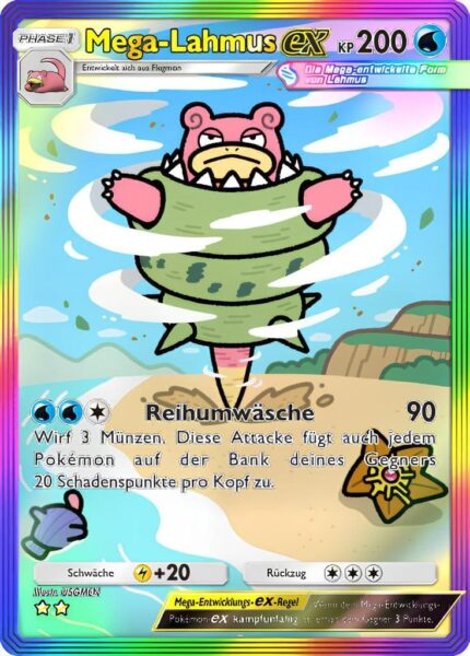 Mega-Lahmus-ex-083-069-B2b-Mega-Schillern-Pokémon-TCG-Sammelkartenspiel-Pocket-Karte-Deutsch