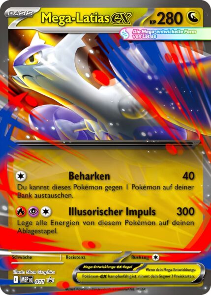 Mega-Latias-ex-MEP-011-Black-Star-Mega-Promo-Pokémon-Karte-Deutsch