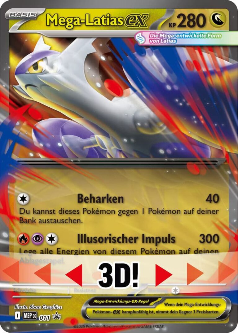 Mega-Latias-ex-MEP-EN-011-3D-Wackelbild-Promo-Pokémon-Karte-Deutsch