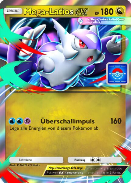 Mega-Latios-ex-024-P-B-Promo-Karte-Pokémon-TCG-Sammelkartenspiel-Pocket-Deutsch