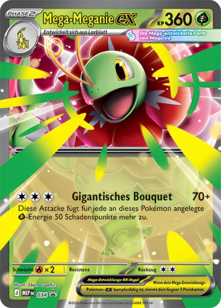Mega-Meganie-ex-MEP-DE-034-Mega-Promo-Pokémon-Karte-Deutsch