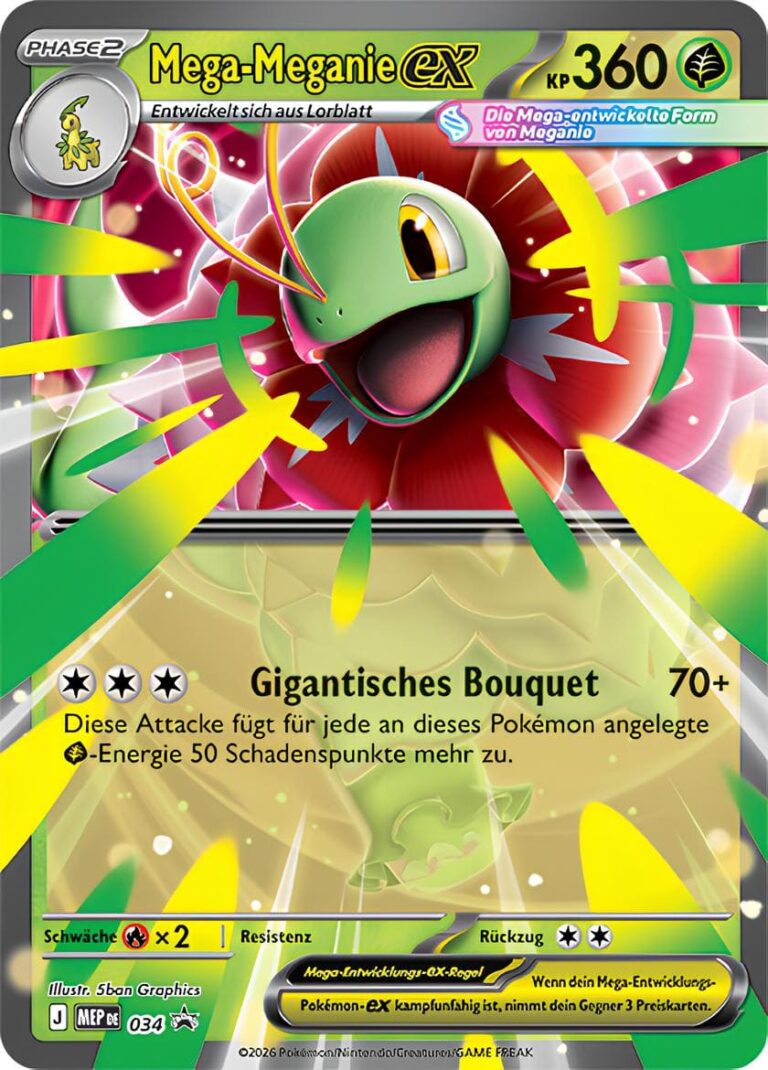 Mega-Meganie-ex-MEP-DE-034-Mega-Promo-Pokémon-Karte-Deutsch