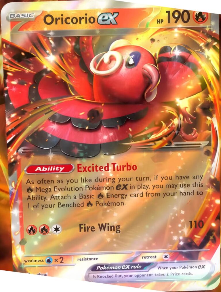 Mega-Oricorio-Choreogel-ex-Pokémon-Karte-Englisch