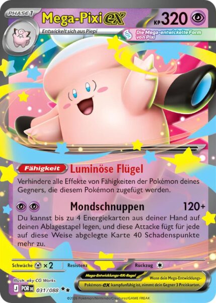 Mega-Pixi-ex-031-088-Optimale-Ordnung-Pokémon-Karte-Deutsch